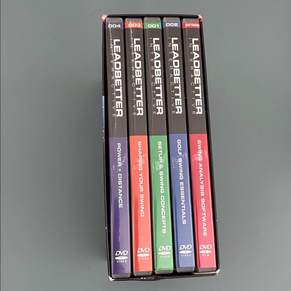 David Leadbetter Interactive Golf Instruction 5 Disc DVD Set - Picture 4 of 6